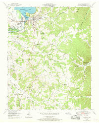 Big Sandy Tennessee Historical topographic map, 1:24000 scale, 7.5 X 7.5 Minute, Year 1950