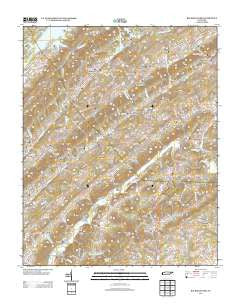 Big Ridge Park Tennessee Historical topographic map, 1:24000 scale, 7.5 X 7.5 Minute, Year 2013