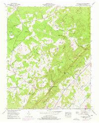 Billingsley Gap Tennessee Historical topographic map, 1:24000 scale, 7.5 X 7.5 Minute, Year 1956