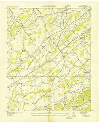 Binfield Tennessee Historical topographic map, 1:24000 scale, 7.5 X 7.5 Minute, Year 1935