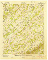 Binfield Tennessee Historical topographic map, 1:24000 scale, 7.5 X 7.5 Minute, Year 1941