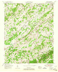 Binfield Tennessee Historical topographic map, 1:24000 scale, 7.5 X 7.5 Minute, Year 1952