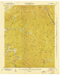 Block Tennessee Historical topographic map, 1:24000 scale, 7.5 X 7.5 Minute, Year 1946