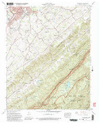 Blockhouse Tennessee Historical topographic map, 1:24000 scale, 7.5 X 7.5 Minute, Year 1966