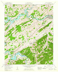 Bluff City Tennessee Historical topographic map, 1:24000 scale, 7.5 X 7.5 Minute, Year 1959