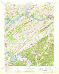 Bluff City Tennessee Historical topographic map, 1:24000 scale, 7.5 X 7.5 Minute, Year 1959