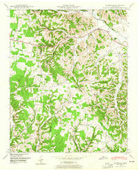 Bodenham Tennessee Historical topographic map, 1:24000 scale, 7.5 X 7.5 Minute, Year 1948