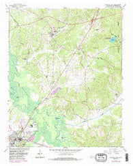 Bolivar East Tennessee Historical topographic map, 1:24000 scale, 7.5 X 7.5 Minute, Year 1961