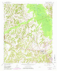 Bolivar West Tennessee Historical topographic map, 1:24000 scale, 7.5 X 7.5 Minute, Year 1961