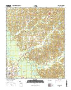 Bolivar East Tennessee Current topographic map, 1:24000 scale, 7.5 X 7.5 Minute, Year 2016
