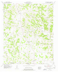 Bonnertown Tennessee Historical topographic map, 1:24000 scale, 7.5 X 7.5 Minute, Year 1950