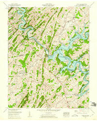 Boone Dam Tennessee Historical topographic map, 1:24000 scale, 7.5 X 7.5 Minute, Year 1959