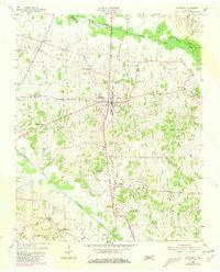 Bradford Tennessee Historical topographic map, 1:24000 scale, 7.5 X 7.5 Minute, Year 1954