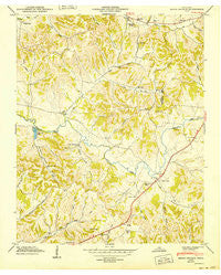 Brick Church Tennessee Historical topographic map, 1:24000 scale, 7.5 X 7.5 Minute, Year 1949