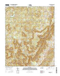 Brockdell Tennessee Current topographic map, 1:24000 scale, 7.5 X 7.5 Minute, Year 2016