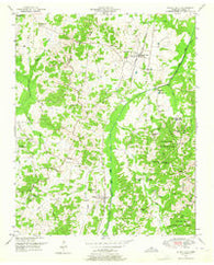 Buena Vista Tennessee Historical topographic map, 1:24000 scale, 7.5 X 7.5 Minute, Year 1950