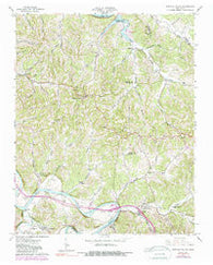 Buffalo Valley Tennessee Historical topographic map, 1:24000 scale, 7.5 X 7.5 Minute, Year 1962