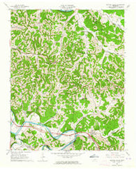 Buffalo Valley Tennessee Historical topographic map, 1:24000 scale, 7.5 X 7.5 Minute, Year 1962