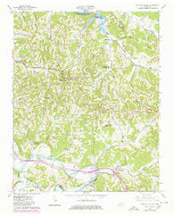 Buffalo Valley Tennessee Historical topographic map, 1:24000 scale, 7.5 X 7.5 Minute, Year 1962