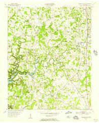 Burgess Falls Tennessee Historical topographic map, 1:24000 scale, 7.5 X 7.5 Minute, Year 1956