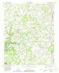Burgess Falls Tennessee Historical topographic map, 1:24000 scale, 7.5 X 7.5 Minute, Year 1956