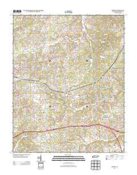 Burns Tennessee Historical topographic map, 1:24000 scale, 7.5 X 7.5 Minute, Year 2013