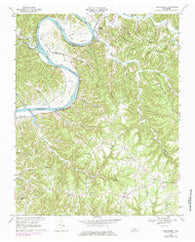 Burristown Tennessee Historical topographic map, 1:24000 scale, 7.5 X 7.5 Minute, Year 1968