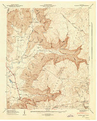 Burrow Cove Tennessee Historical topographic map, 1:24000 scale, 7.5 X 7.5 Minute, Year 1947