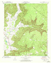 Burrow Cove Tennessee Historical topographic map, 1:24000 scale, 7.5 X 7.5 Minute, Year 1947