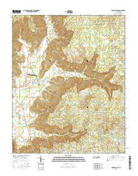 Burrow Cove Tennessee Current topographic map, 1:24000 scale, 7.5 X 7.5 Minute, Year 2016