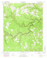 Burrville Tennessee Historical topographic map, 1:24000 scale, 7.5 X 7.5 Minute, Year 1954