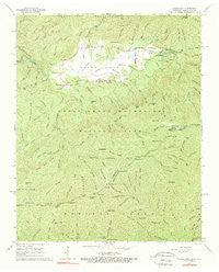 Cades Cove Tennessee Historical topographic map, 1:24000 scale, 7.5 X 7.5 Minute, Year 1964