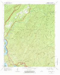 Calderwood Tennessee Historical topographic map, 1:24000 scale, 7.5 X 7.5 Minute, Year 1964