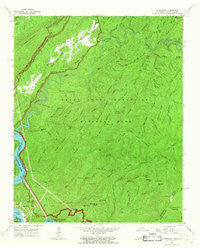 Calderwood Tennessee Historical topographic map, 1:24000 scale, 7.5 X 7.5 Minute, Year 1964