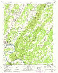 Calhoun Tennessee Historical topographic map, 1:24000 scale, 7.5 X 7.5 Minute, Year 1964