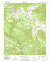 Camp Austin Tennessee Historical topographic map, 1:24000 scale, 7.5 X 7.5 Minute, Year 1952