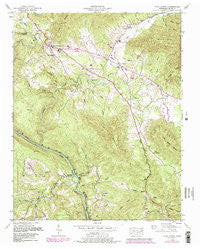 Camp Austin Tennessee Historical topographic map, 1:24000 scale, 7.5 X 7.5 Minute, Year 1952