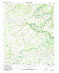Campaign Tennessee Historical topographic map, 1:24000 scale, 7.5 X 7.5 Minute, Year 1960