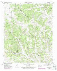 Campbellsville Tennessee Historical topographic map, 1:24000 scale, 7.5 X 7.5 Minute, Year 1951