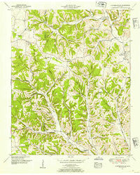 Campbellsville Tennessee Historical topographic map, 1:24000 scale, 7.5 X 7.5 Minute, Year 1951