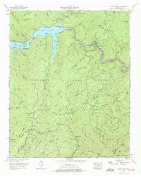 Caney Creek Tennessee Historical topographic map, 1:24000 scale, 7.5 X 7.5 Minute, Year 1967