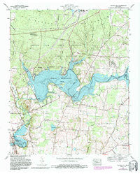 Capitol Hill Tennessee Historical topographic map, 1:24000 scale, 7.5 X 7.5 Minute, Year 1972
