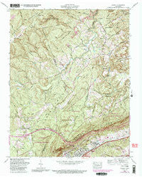 Cardiff Tennessee Historical topographic map, 1:24000 scale, 7.5 X 7.5 Minute, Year 1968