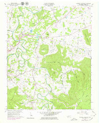 Cardwell Mountain Tennessee Historical topographic map, 1:24000 scale, 7.5 X 7.5 Minute, Year 1957