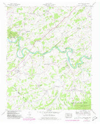 Cedar Creek Tennessee Historical topographic map, 1:24000 scale, 7.5 X 7.5 Minute, Year 1939