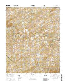 Cedar Creek Tennessee Current topographic map, 1:24000 scale, 7.5 X 7.5 Minute, Year 2016