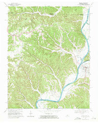 Celina Tennessee Historical topographic map, 1:24000 scale, 7.5 X 7.5 Minute, Year 1968