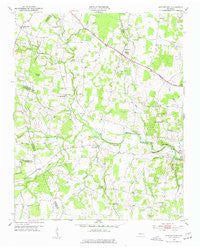 Centertown Tennessee Historical topographic map, 1:24000 scale, 7.5 X 7.5 Minute, Year 1953