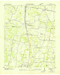 Chapel Hill Tennessee Historical topographic map, 1:24000 scale, 7.5 X 7.5 Minute, Year 1936