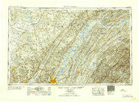 Chattanooga Tennessee Historical topographic map, 1:250000 scale, 1 X 2 Degree, Year 1953